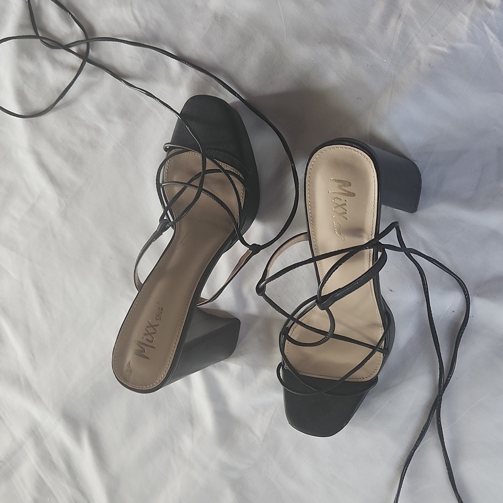 High Platform Strap Heels